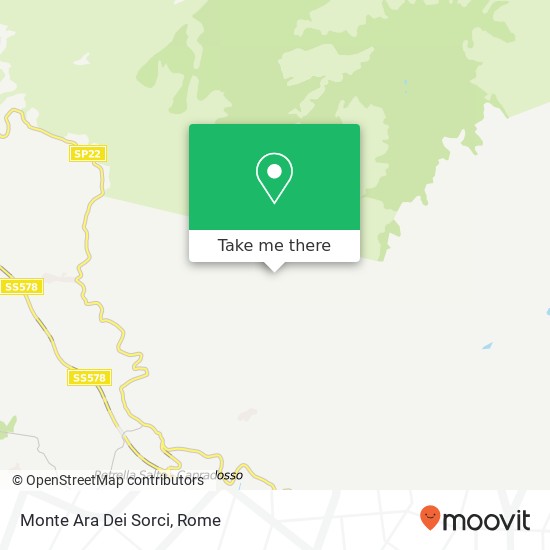 Monte Ara Dei Sorci map