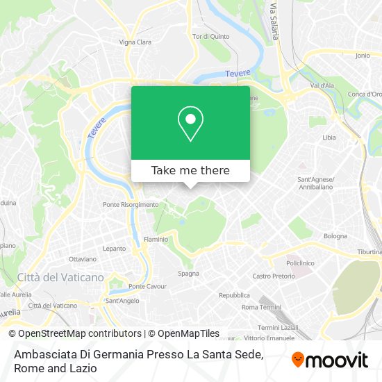 Ambasciata Di Germania Presso La Santa Sede map