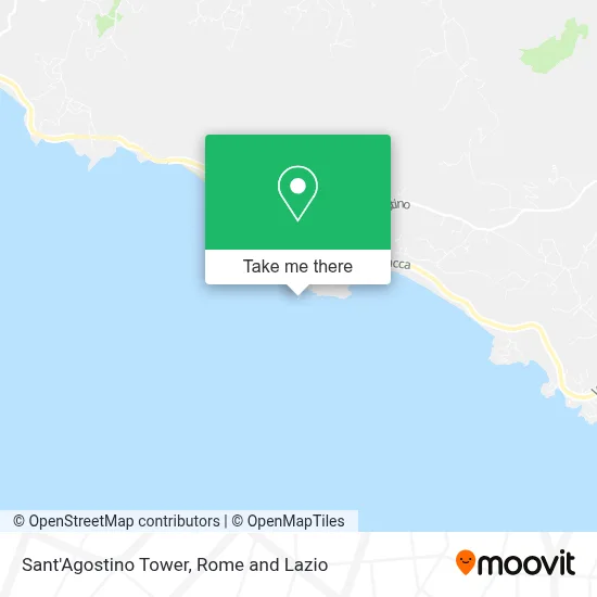 Sant'Agostino Tower map