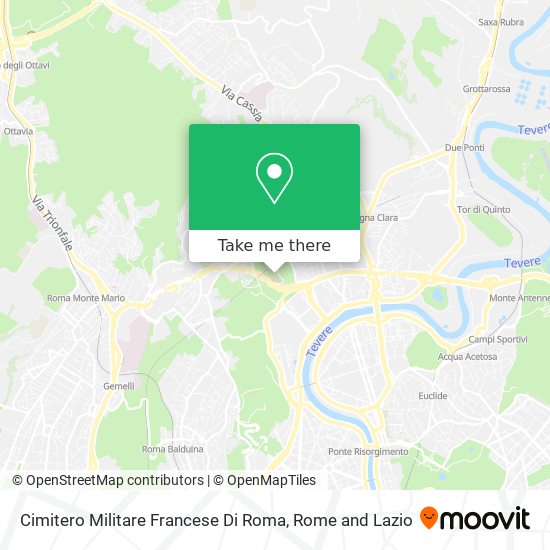 Cimitero Militare Francese Di Roma map