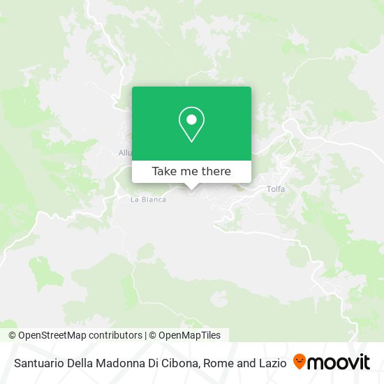 Santuario Della Madonna Di Cibona map