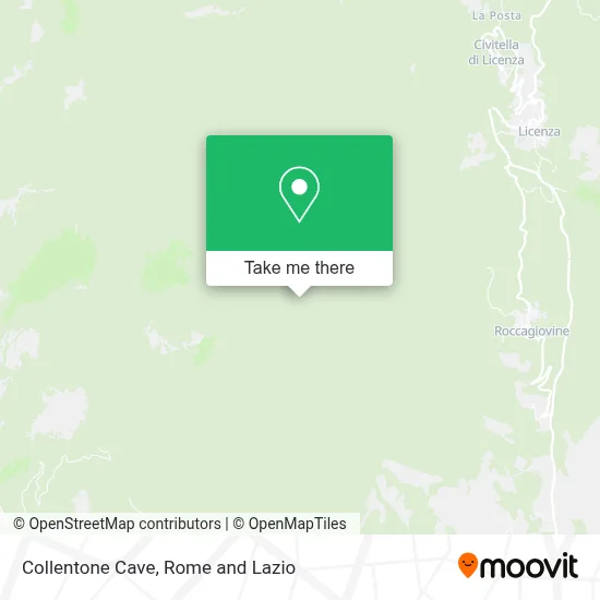 Collentone Cave map