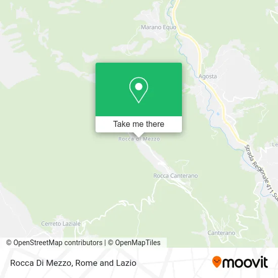 Rocca di Mezzo map