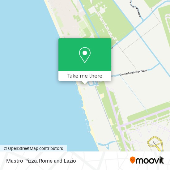 Mastro Pizza map