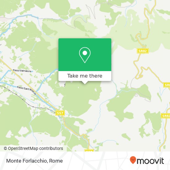 Monte Forlacchio map