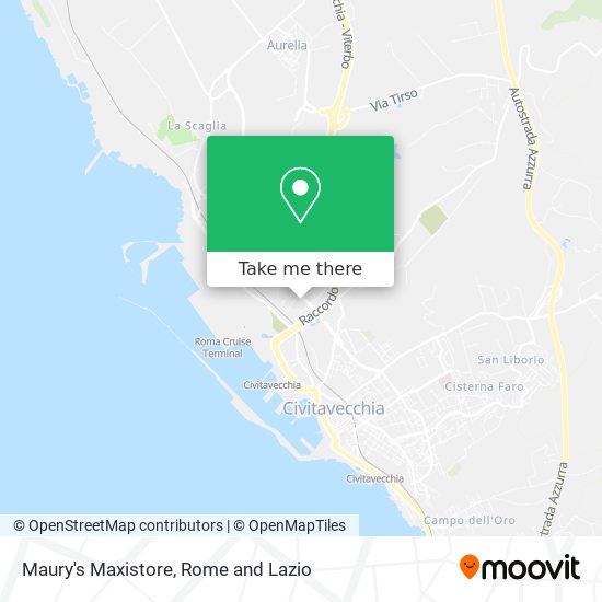 Maury's Maxistore map