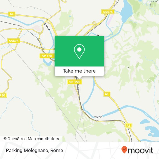 Parking Molegnano map