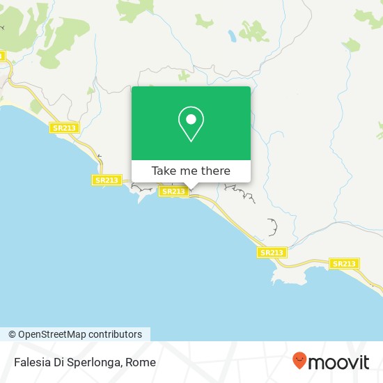 Falesia Di Sperlonga map