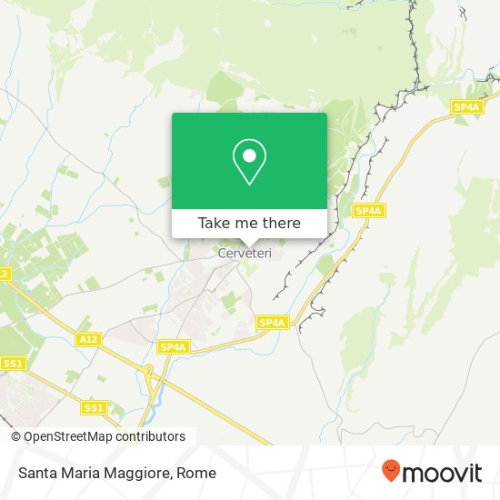 Santa Maria Maggiore map