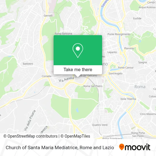 Church of Santa Maria Mediatrice map