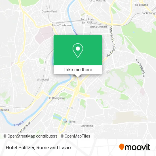 Hotel Pulitzer map