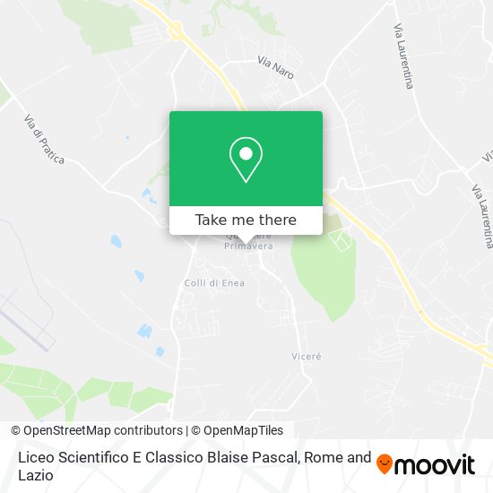 Liceo Scientifico E Classico Blaise Pascal map
