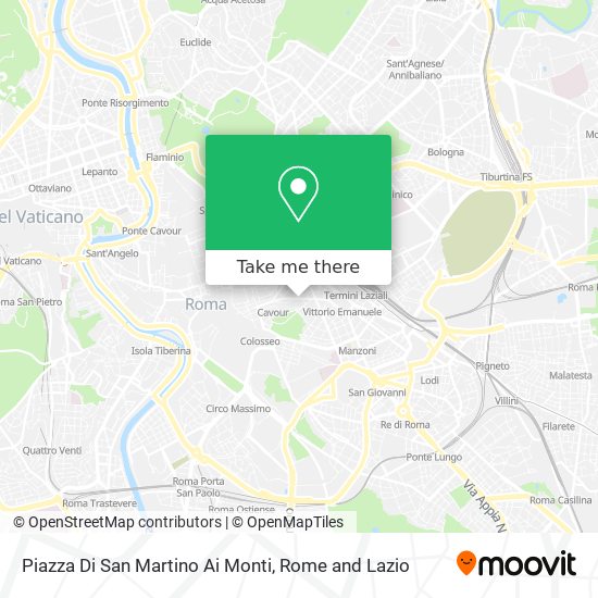Piazza Di San Martino Ai Monti map