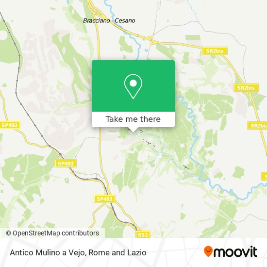 Antico Mulino a Vejo map