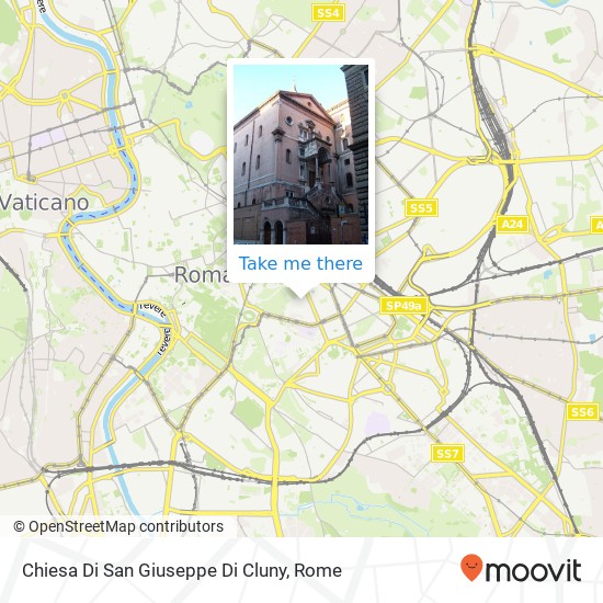 Chiesa Di San Giuseppe Di Cluny map