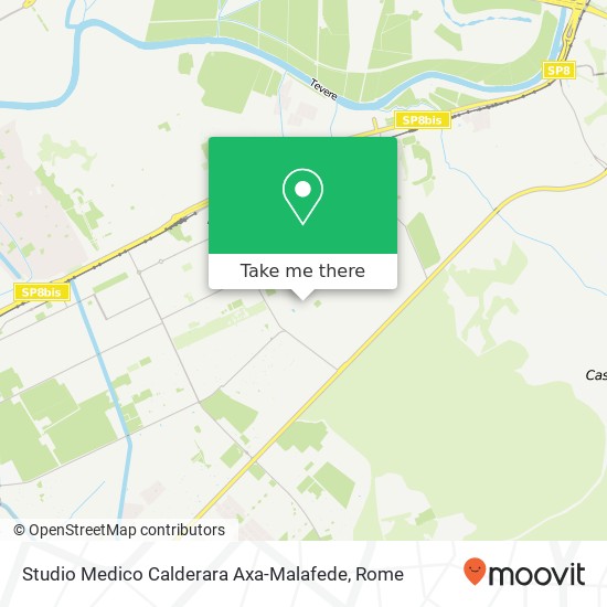 Studio Medico Calderara Axa-Malafede map