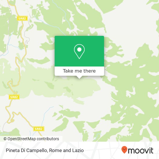 Pineta Di Campello map