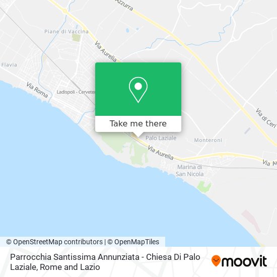 Parrocchia Santissima Annunziata - Chiesa Di Palo Laziale map