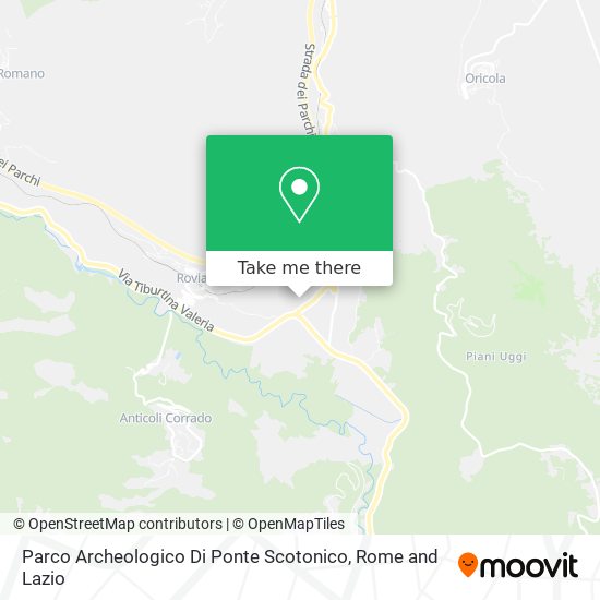 Parco Archeologico Di Ponte Scotonico map