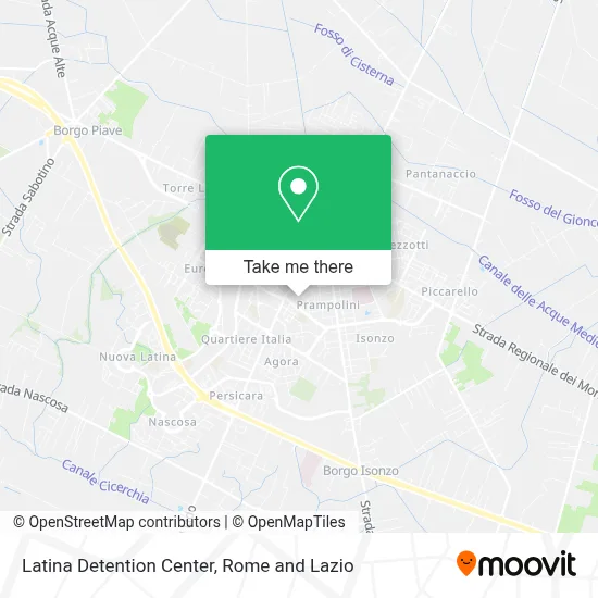 Latina Detention Center map