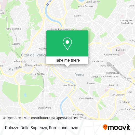 Palazzo Della Sapienza map
