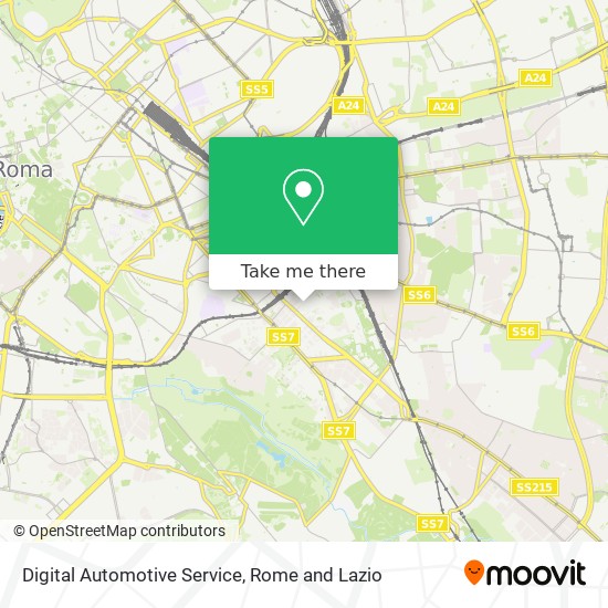 Digital Automotive Service map