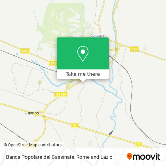 Banca Popolare del Cassinate map