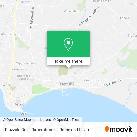 Piazzale Della Rimembranza map