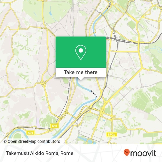 Takemusu Aikido Roma map