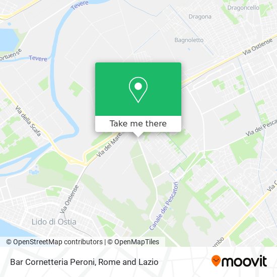 Bar Cornetteria Peroni map