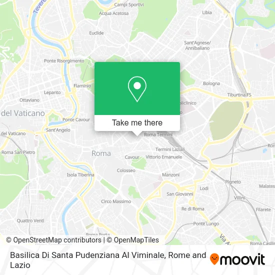 Basilica Di Santa Pudenziana Al Viminale map