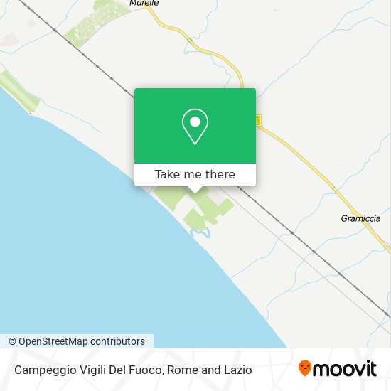 Campeggio Vigili Del Fuoco map