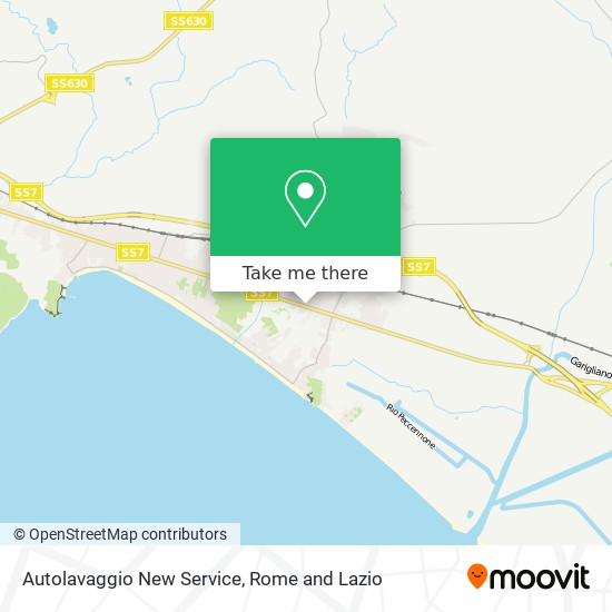 Autolavaggio New Service map
