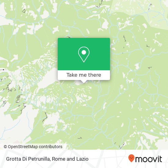 Grotta Di Petrunilla map