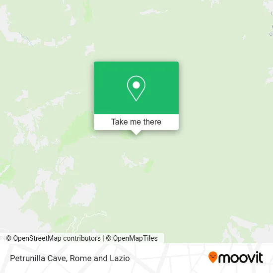 Petrunilla Cave map