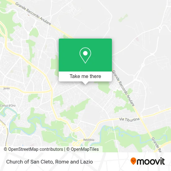 Church of San Cleto map