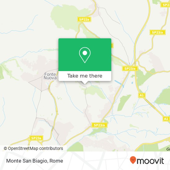 Monte San Biagio map