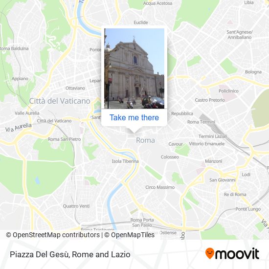 Piazza Del Gesù map