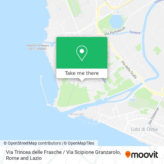 Via Trincea delle Frasche / Via Scipione Granzarolo map