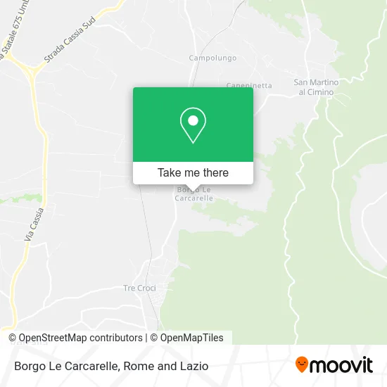 Borgo Le Carcarelle map