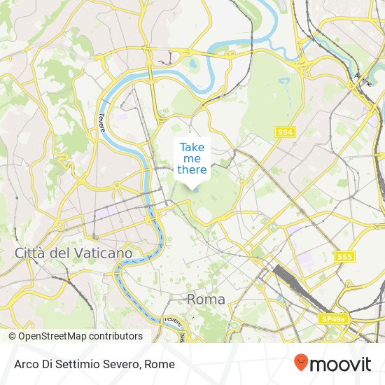 Arco Di Settimio Severo map
