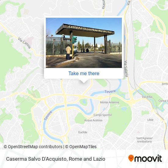 Caserma Salvo D'Acquisto map