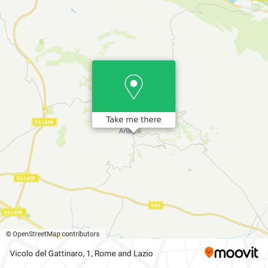 Vicolo del Gattinaro, 1 map