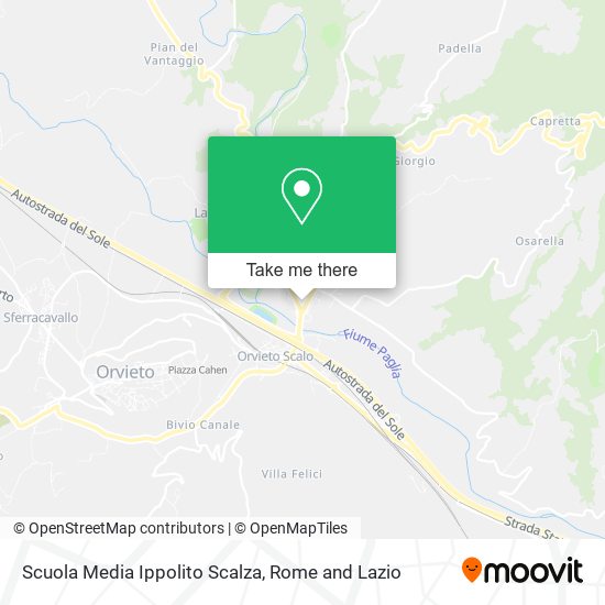 Scuola Media Ippolito Scalza map