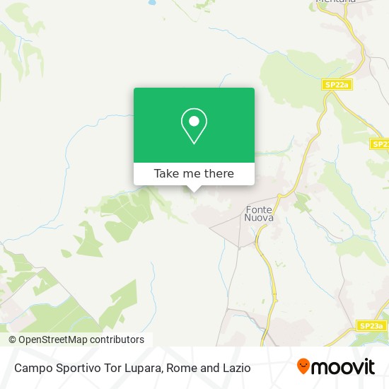 Campo Sportivo Tor Lupara map