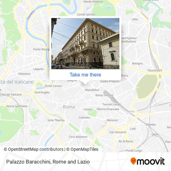Palazzo Baracchini map