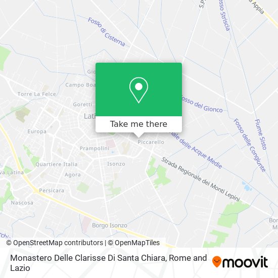 Monastero Delle Clarisse Di Santa Chiara map