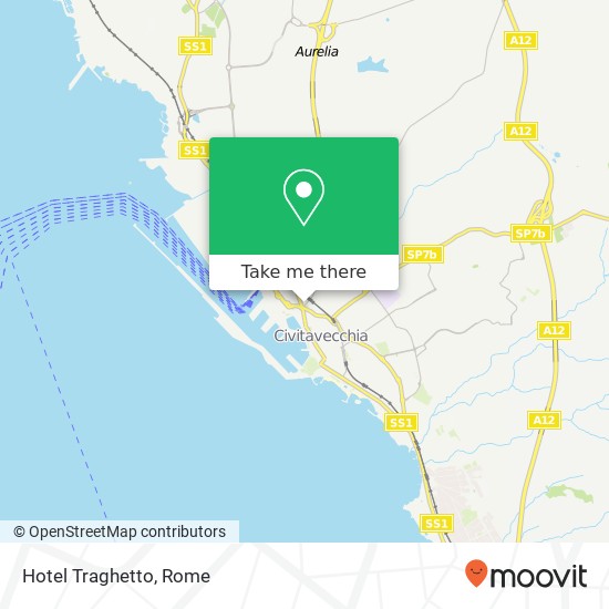 Hotel Traghetto map