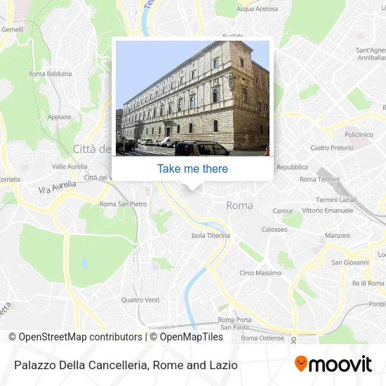 Palazzo Della Cancelleria map