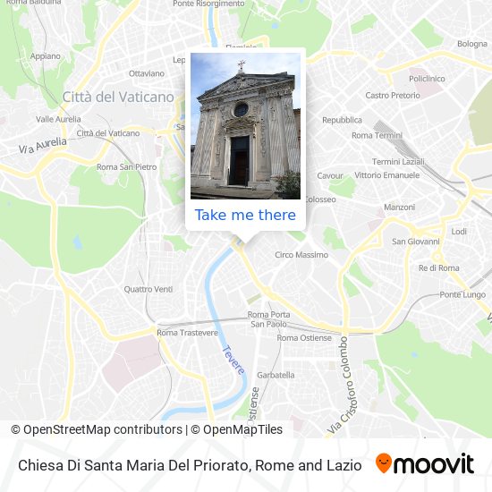 Chiesa Di Santa Maria Del Priorato map